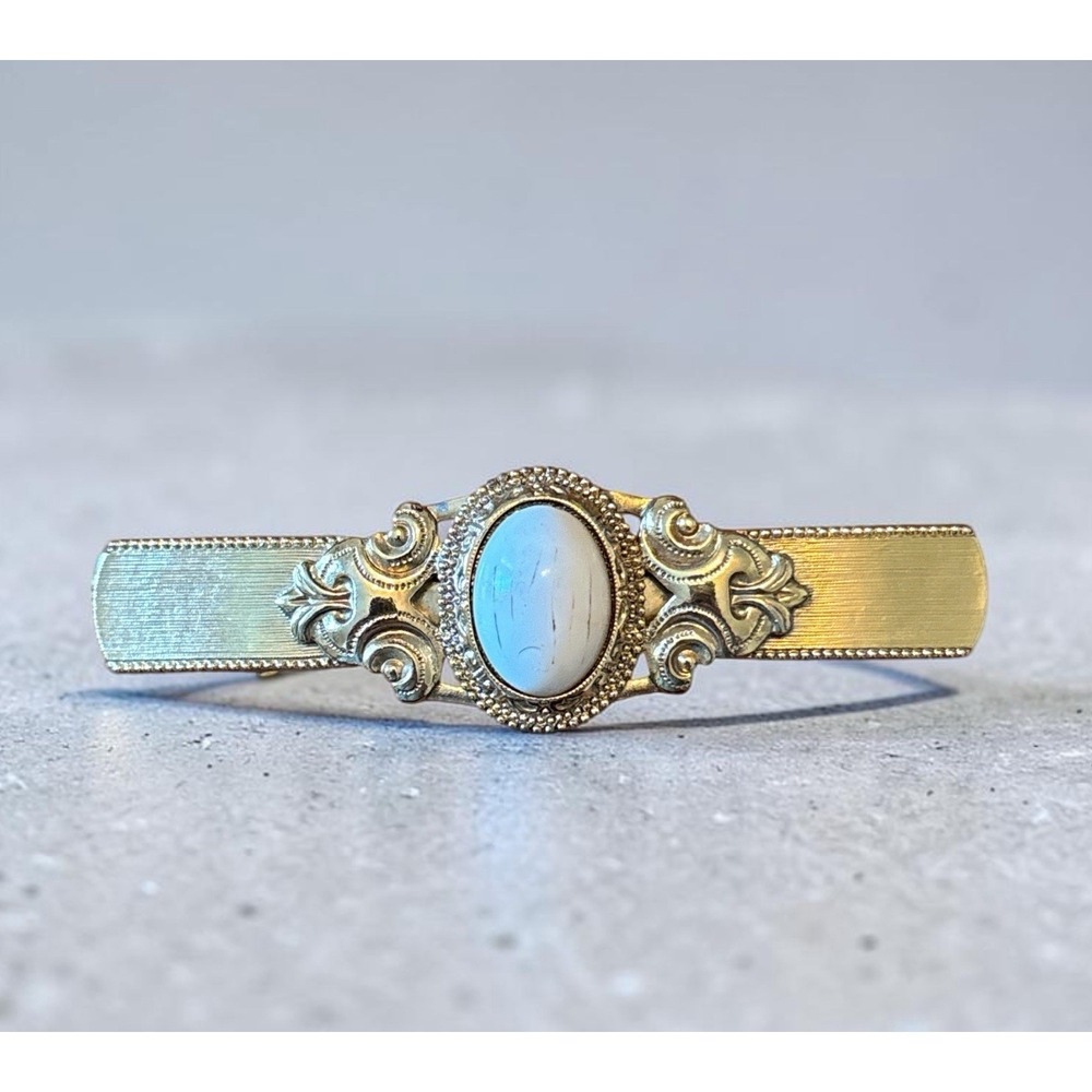 Vintage Gold Tone Hair Barette